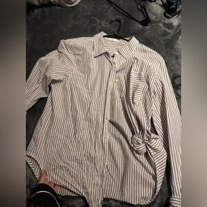 Button up oversized shirt